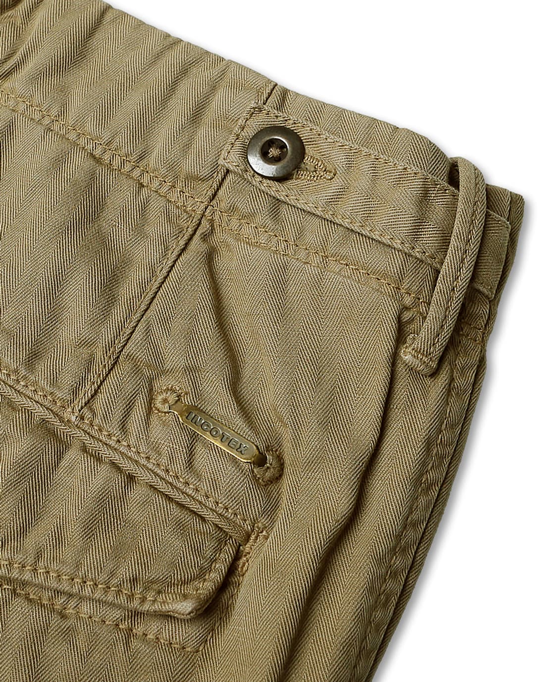 인코텍스 [Incotex] 레드 코튼 린넨 카키 테이퍼드 이태리 팬츠31 상품이미지6