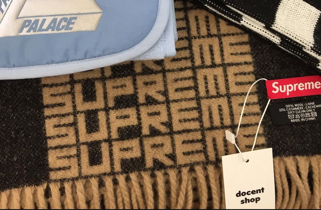 (구해요) 슈프림 캐시미어 울 머플러 리버시블 상품이미지1