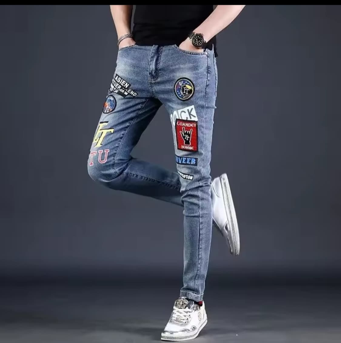 패치슬림데님청비지새상품 미개봉 허리31 상품이미지2