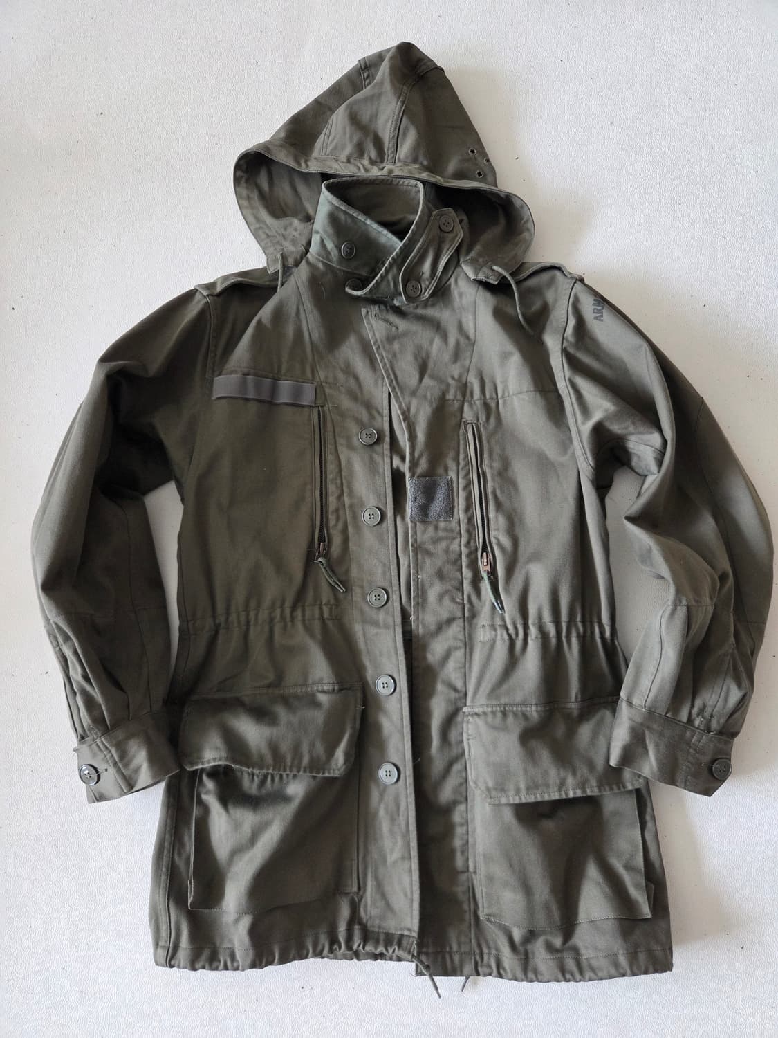 80's 빈티지 프랑스군 m64 필드자켓 92c 야상 밀리터리 상품이미지1