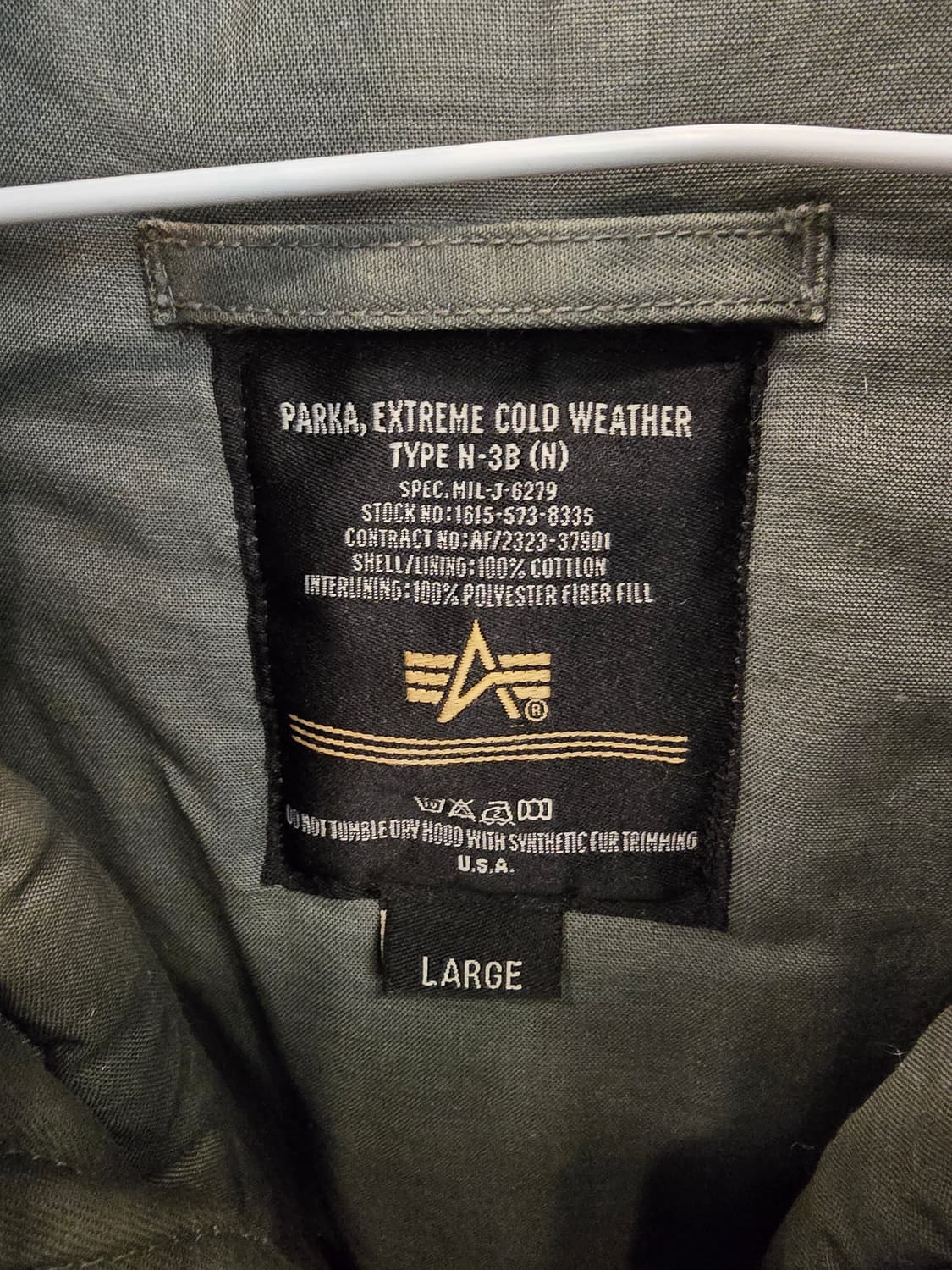 알파인더스트리  N3B 야상 점퍼 상품이미지6