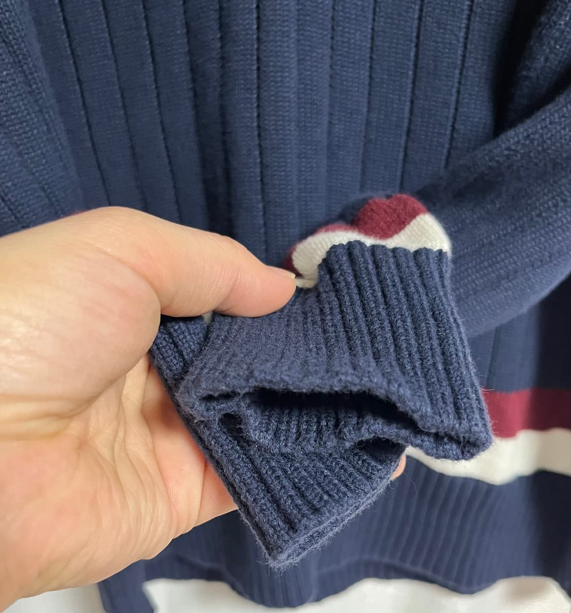 공용 브룩스브라더스 브이넥 니트 스웨터 M 상품이미지2