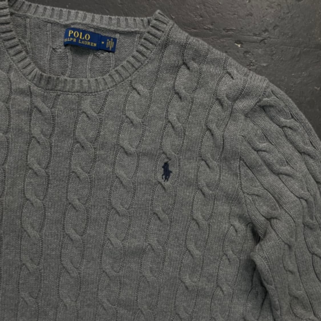 100 폴로 꽈배기 니트  상품이미지2