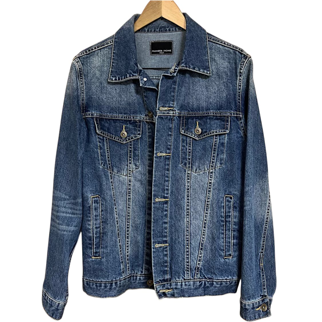 넘버나인 워시드 데님 g쟌 자켓 M 상품이미지1