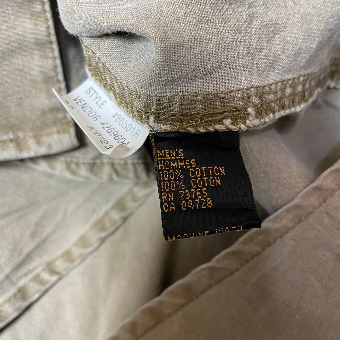 빈티지 빅사이즈 오버핏 빅포켓 자수 헌팅 셔츠 XXL 상품이미지7