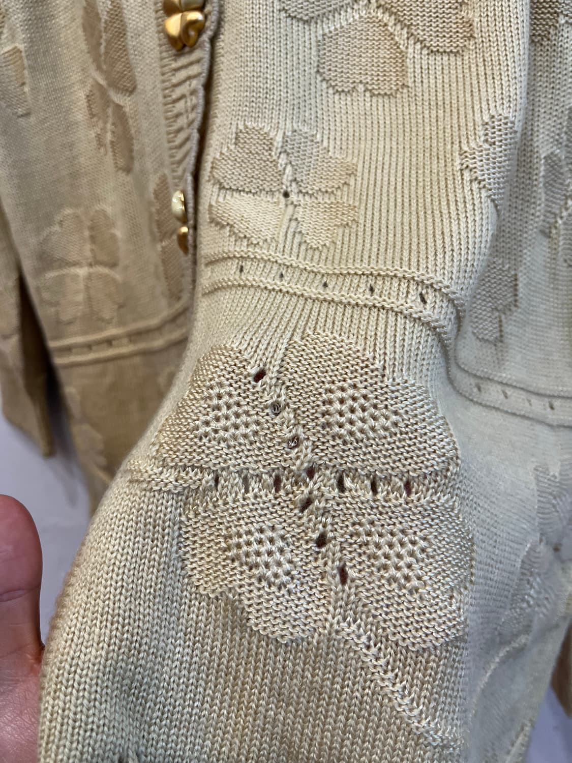 Made in JAPAN 모리 클로버 가디건  상품이미지5