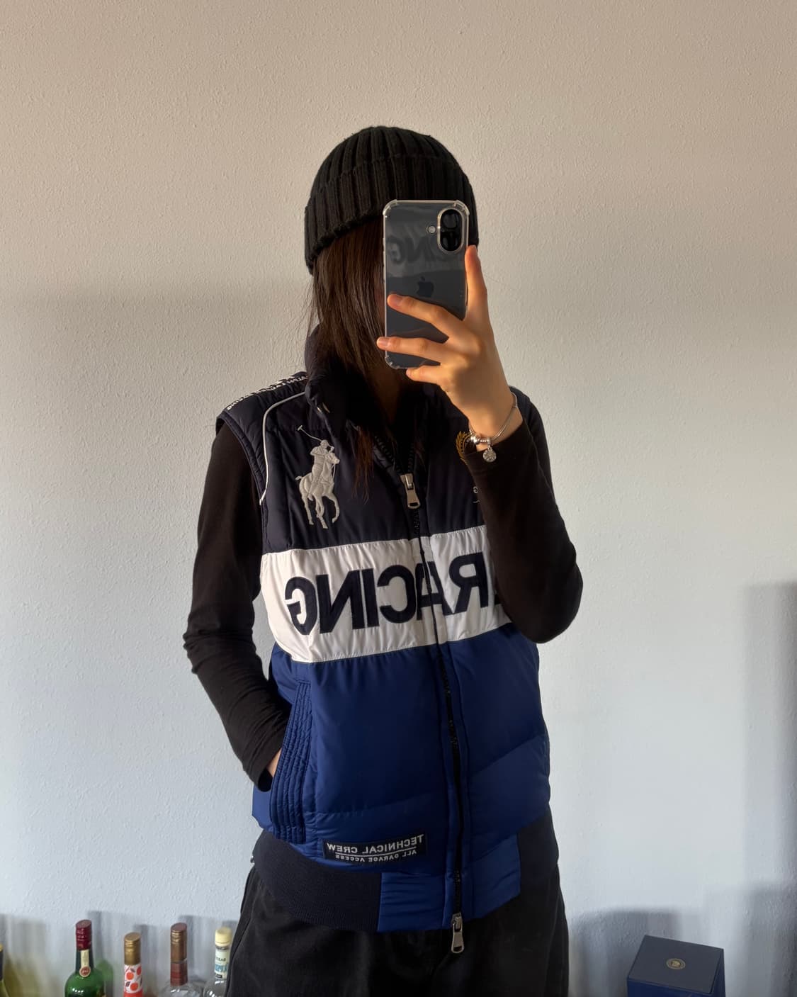 [S]폴로 랄프로렌 빅포니 레이싱 구스다운 패딩 베스트 상품이미지1