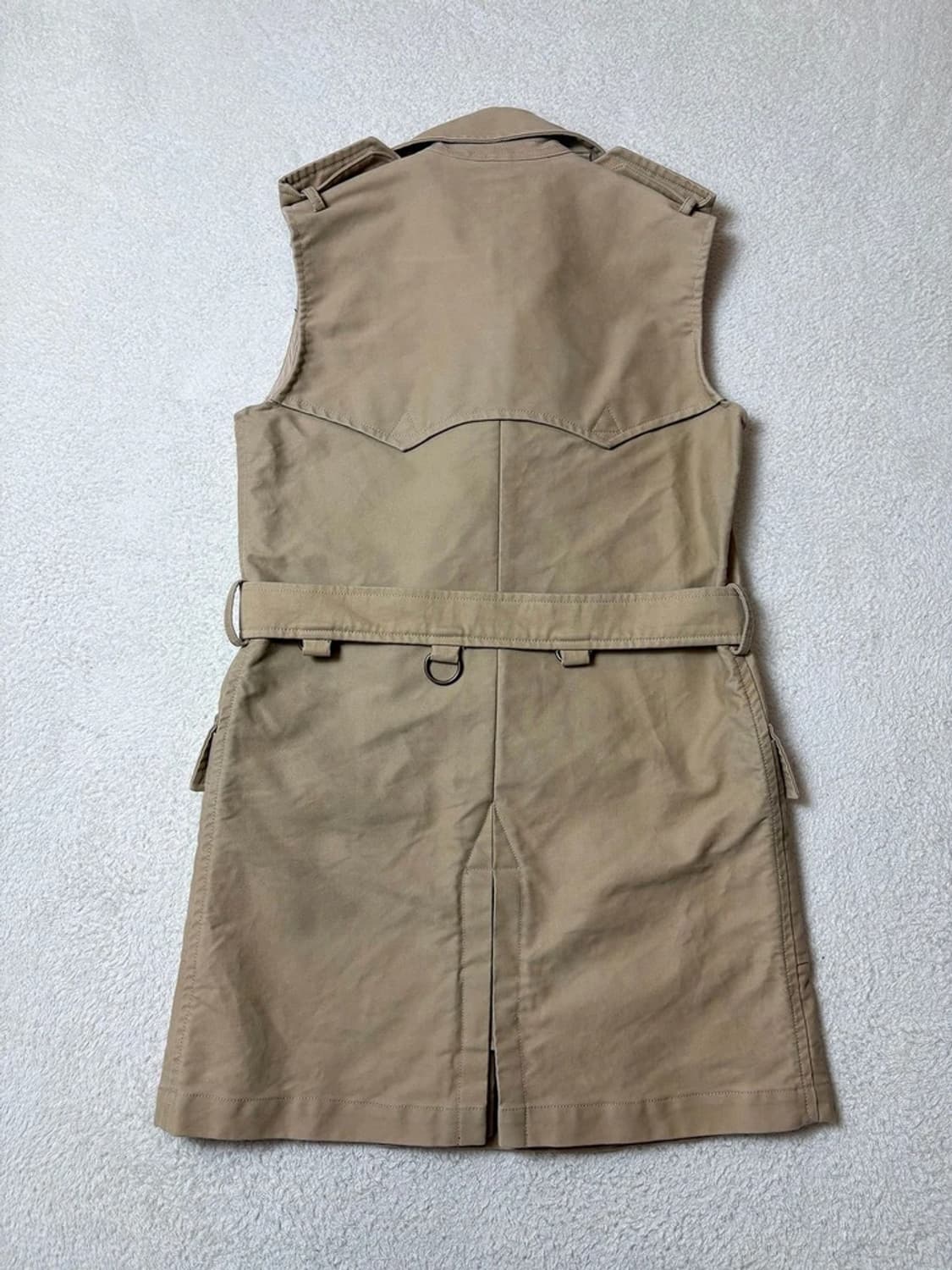 랄프로렌 00's 개버딘 슬리브리스 트렌치 원피스 PN6595 상품이미지7