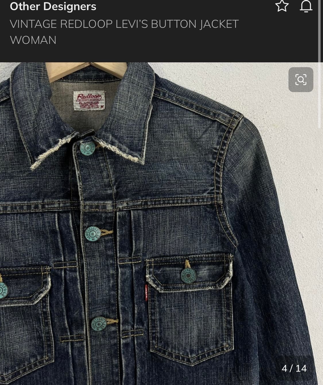리바이스 빈티지 데님 자켓 상품이미지5