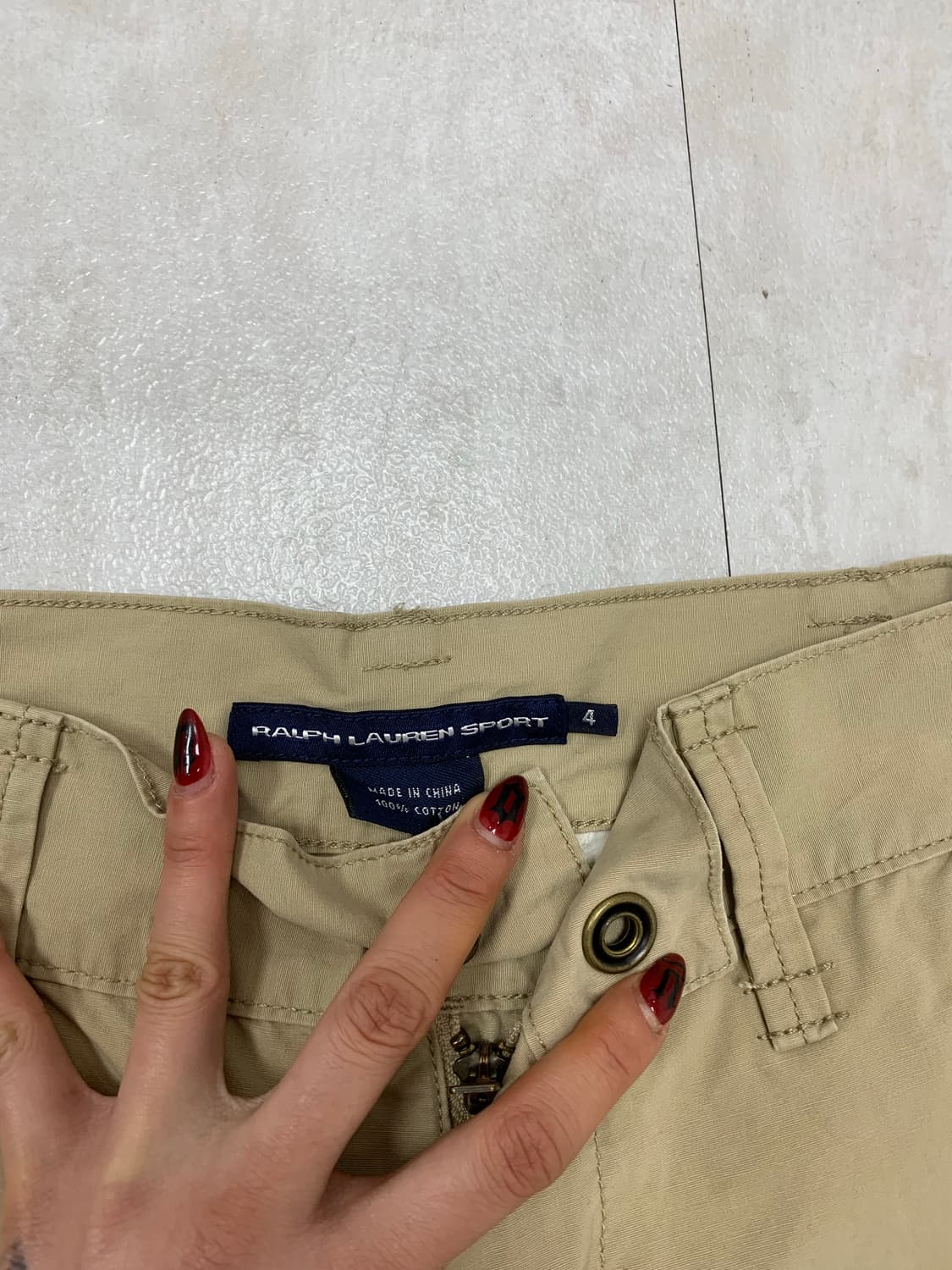 랄프로렌스포츠 로우라이즈 카고팬츠 상품이미지4