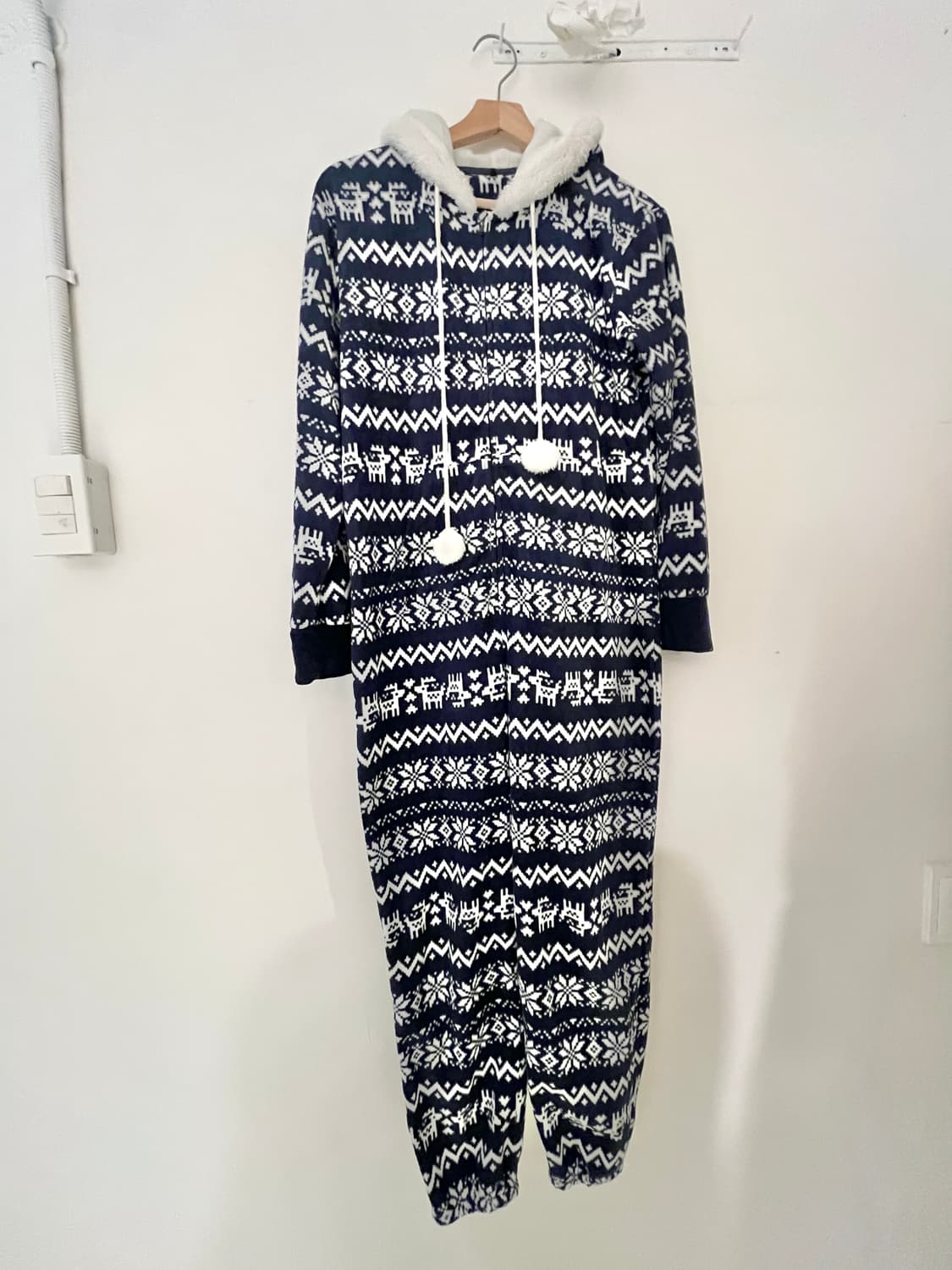 노르딕 패턴 점프수트 파자마 ❄️ 상품이미지7