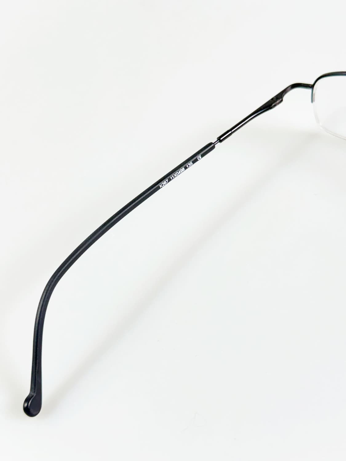 90s KIPLING 키플링 블랙 반무테 스퀘어 빈티지 안경 상품이미지7