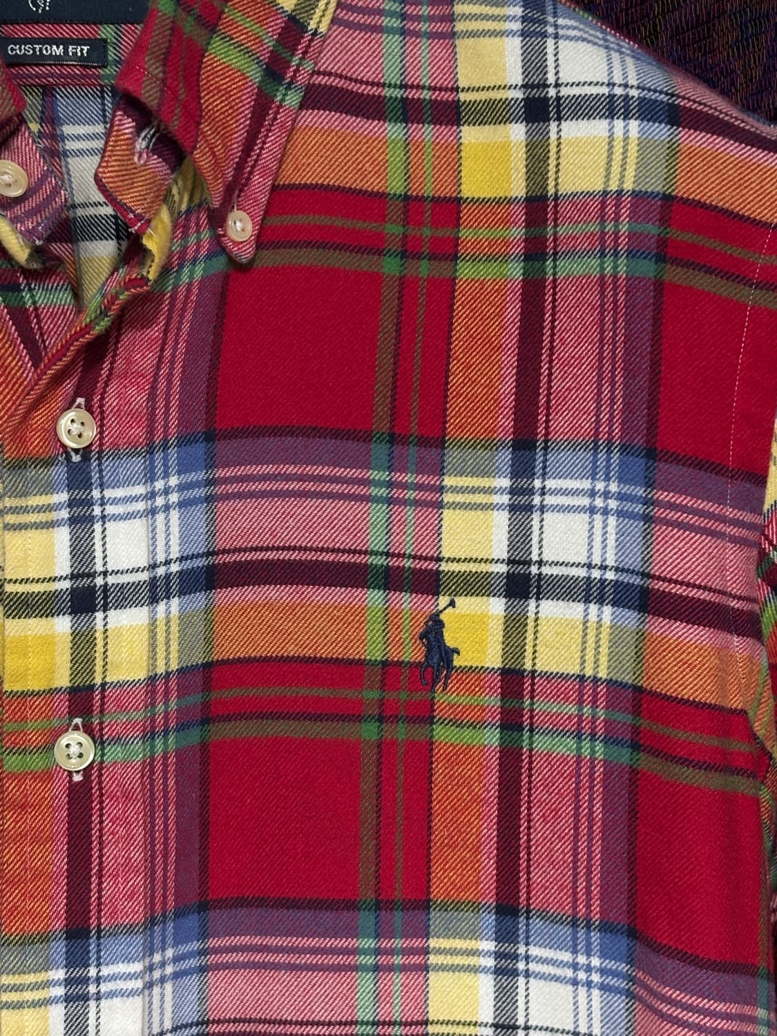 폴로 랄프로렌 프란넬 체크 셔츠 상품이미지4