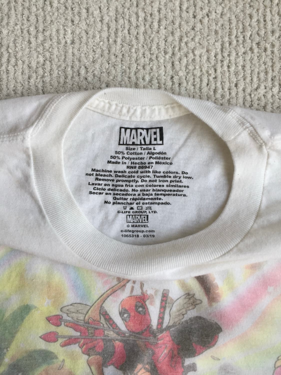 Marvel 마블코믹스 데드풀 티셔츠 상품이미지4