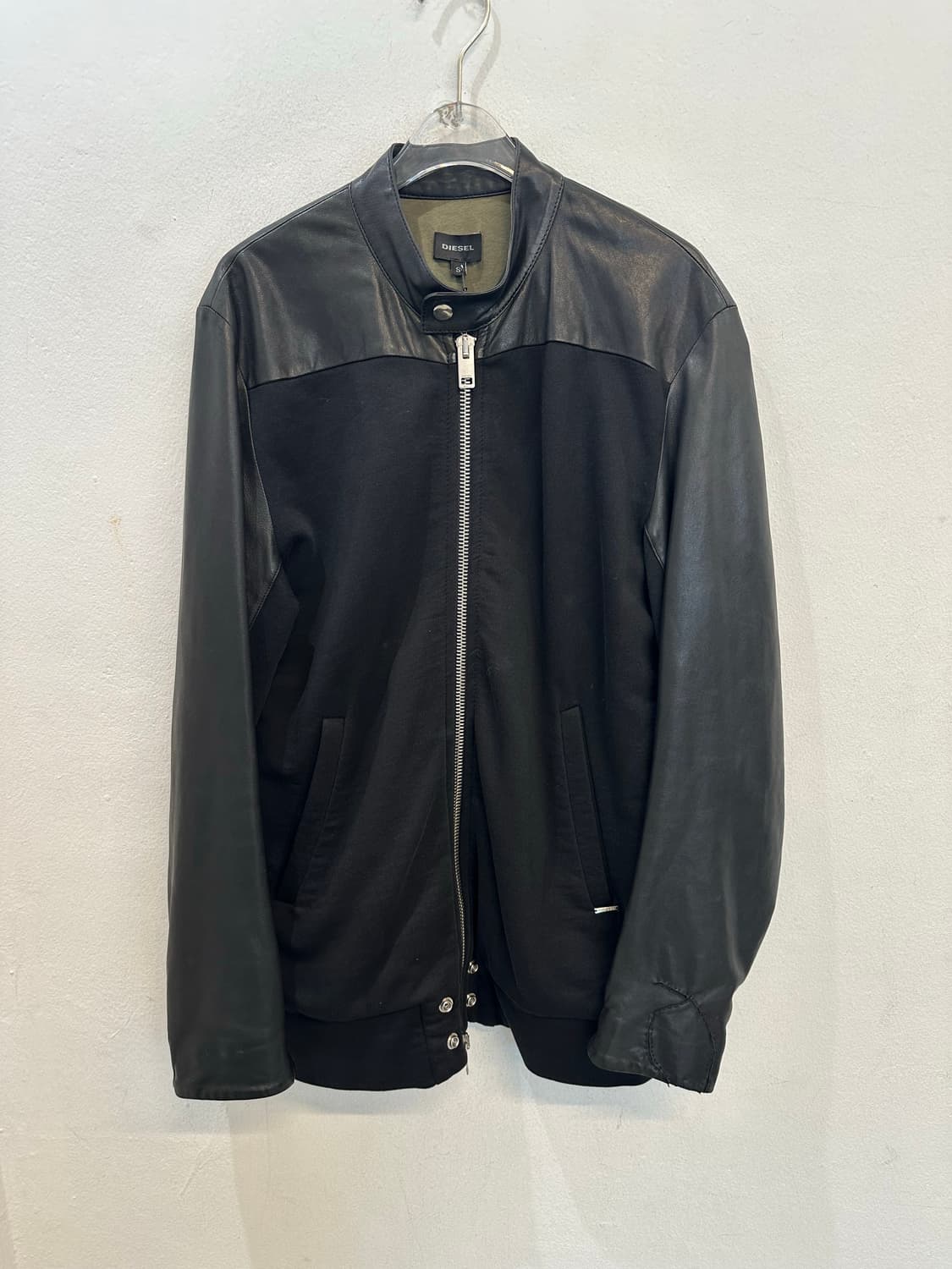 Diesel hybrid leather jacket 상품이미지1
