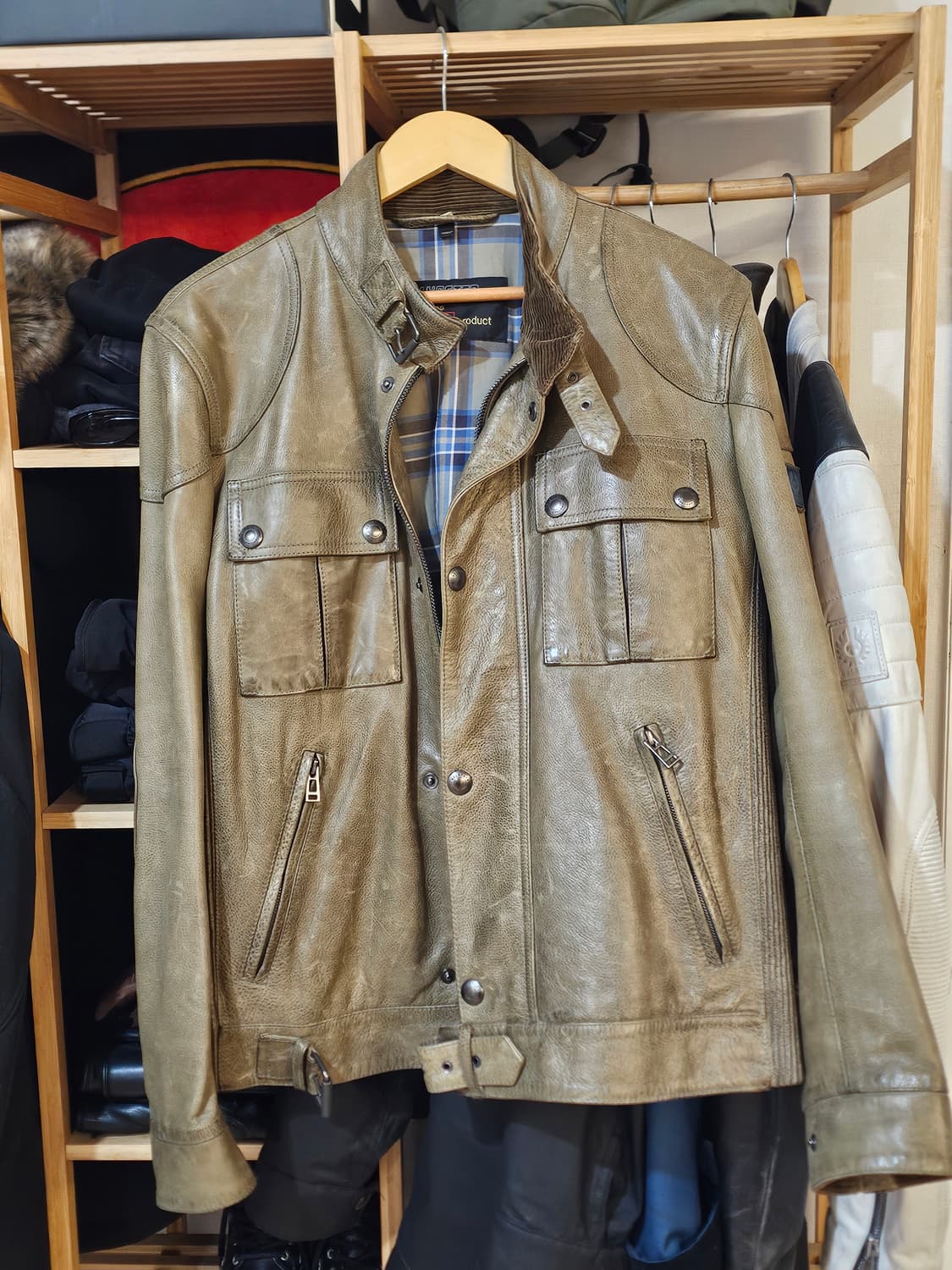 벨스타프 갱스터 2.0 올리브 그린 상품이미지1