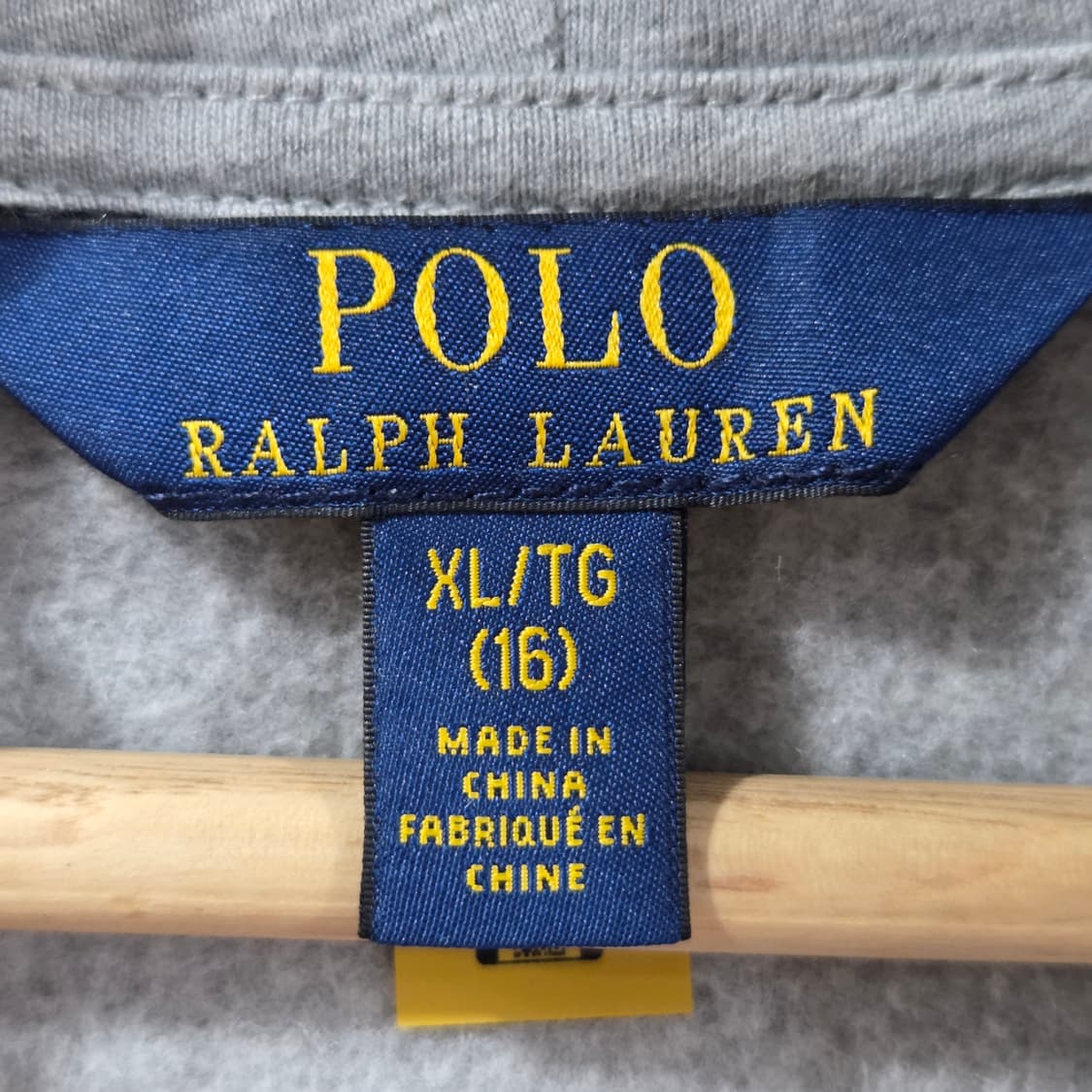 폴로랄프로렌 걸즈 기모 후드집업 XL/16 상품이미지4