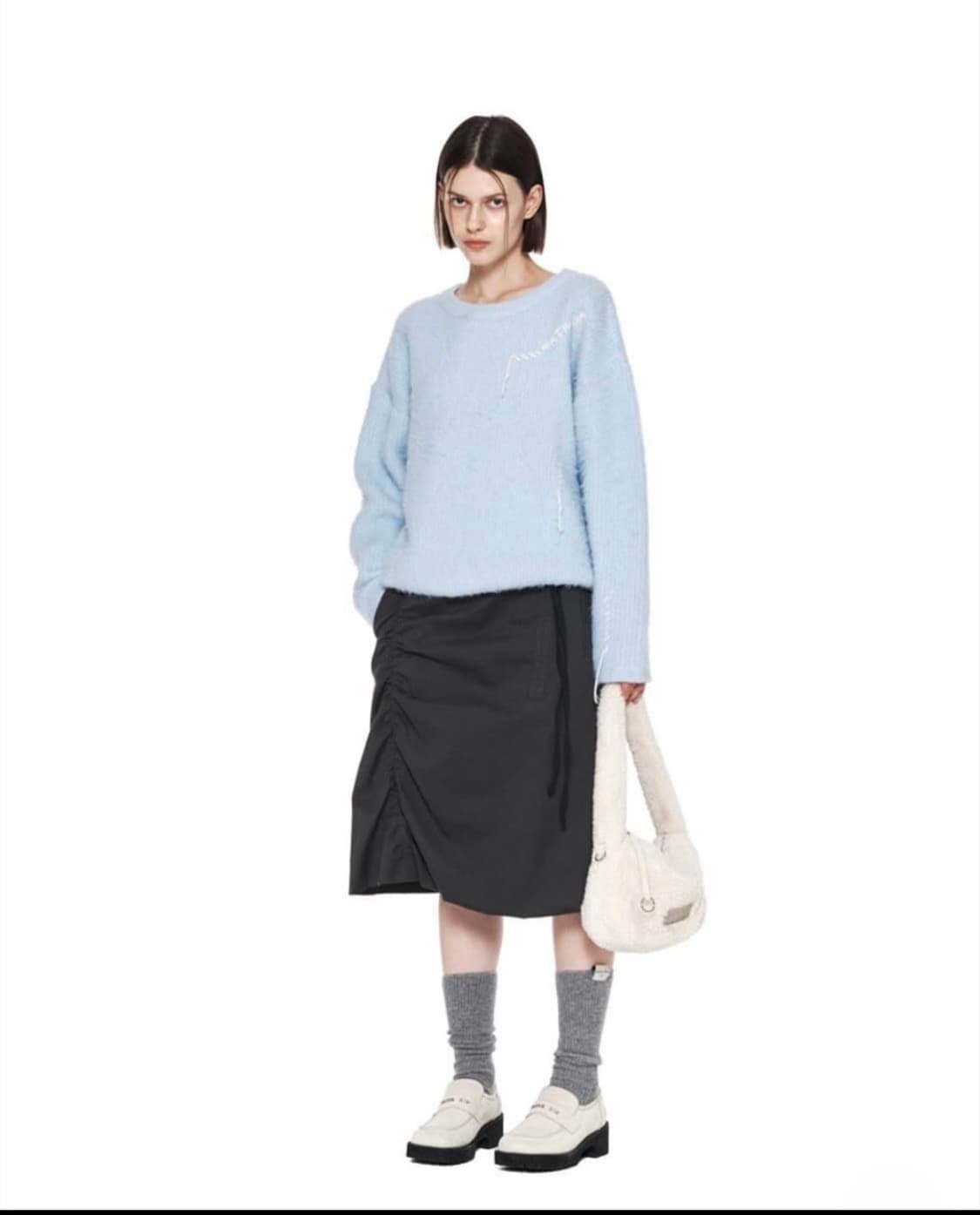 마뗑킴 BLACK POINT PUFF SKIRT 상품이미지1