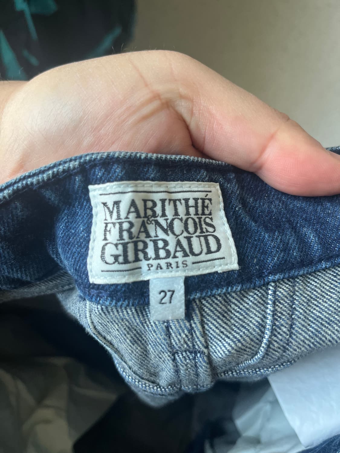 마리떼 프랑수와 저버 부츠컷 진청 데님 상품이미지5