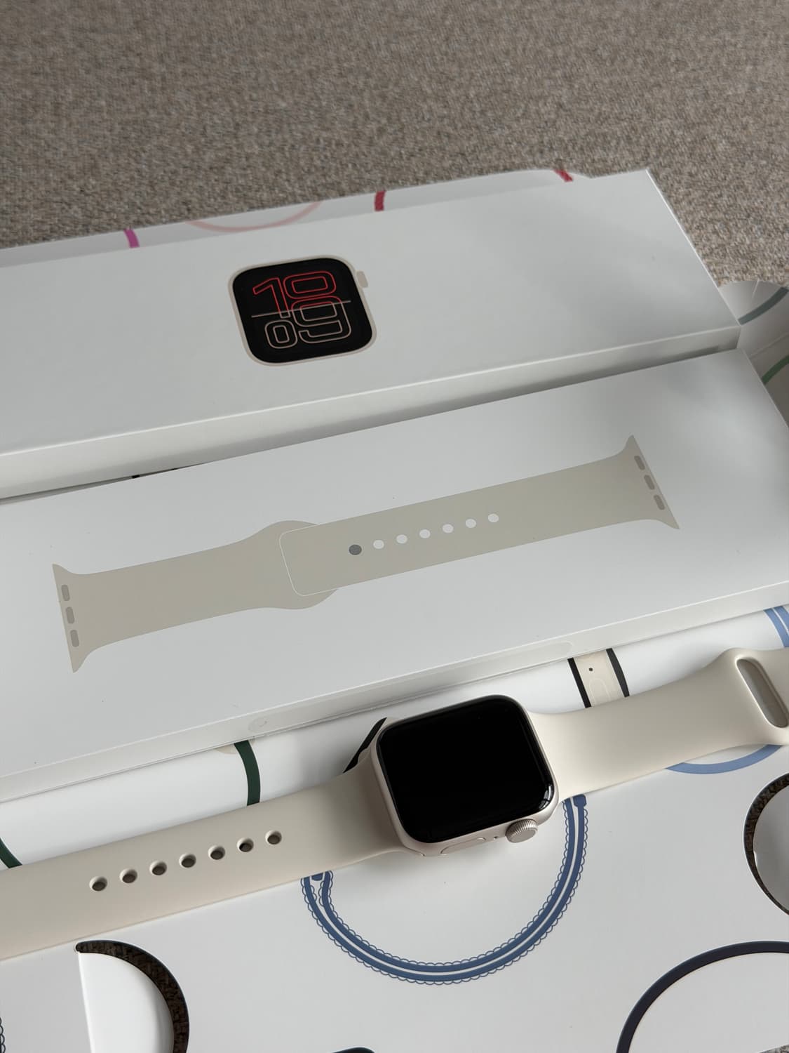 애플워치 se3 40mm gps 스타라이트 상품이미지1