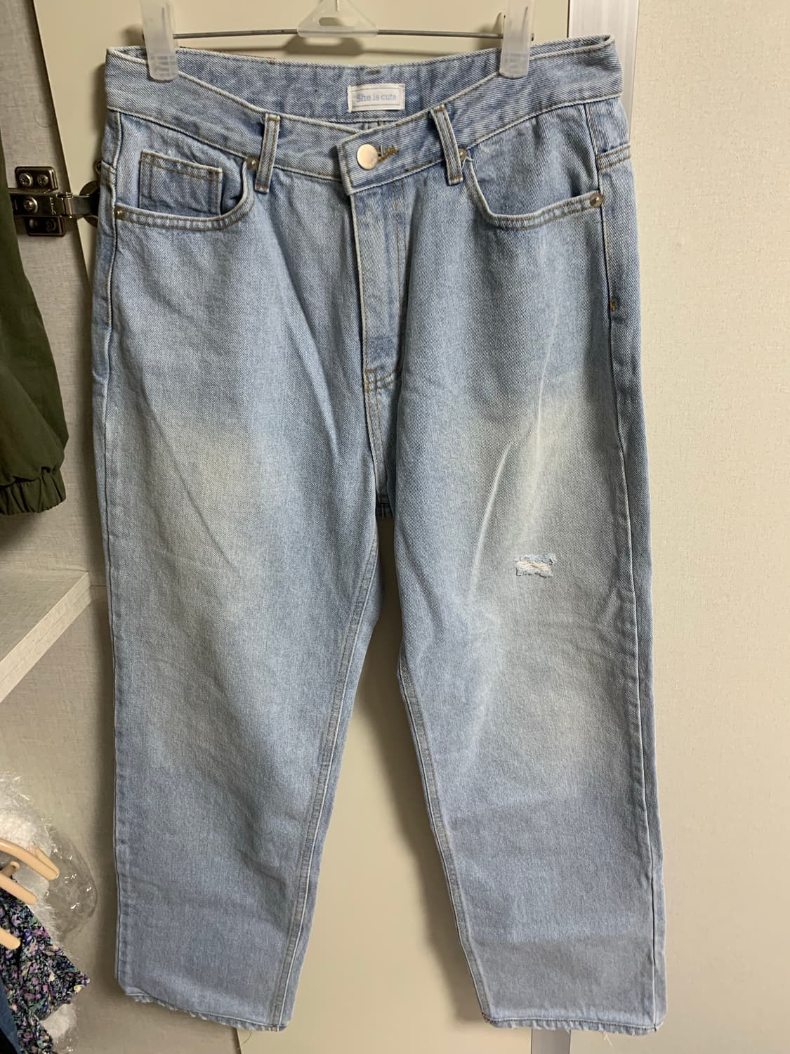 쉬이즈큐트 버디데님 라이트블루 1사이즈 상품이미지4