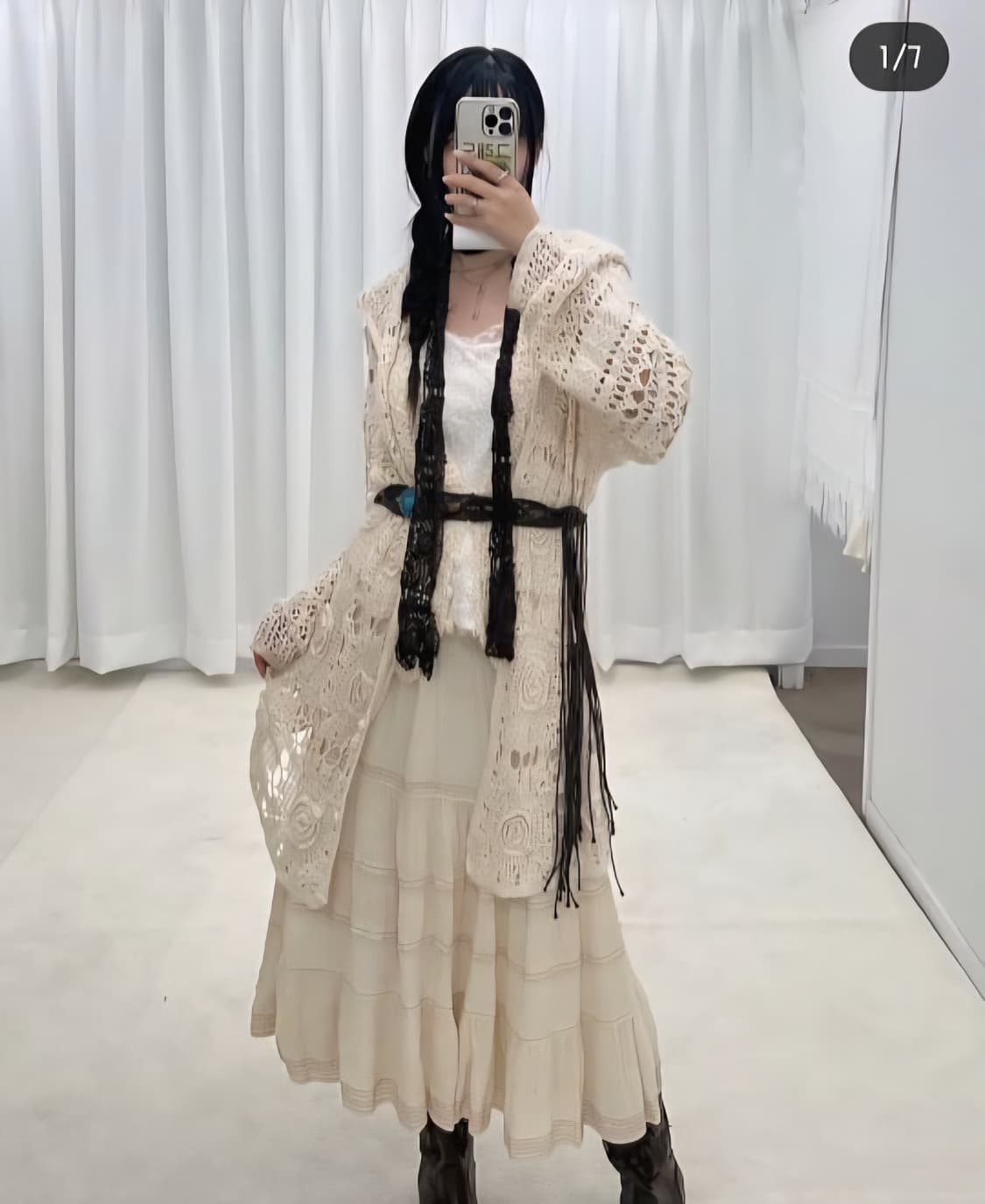 일본빈티지 아이보리 셋업 6pc 상품이미지1