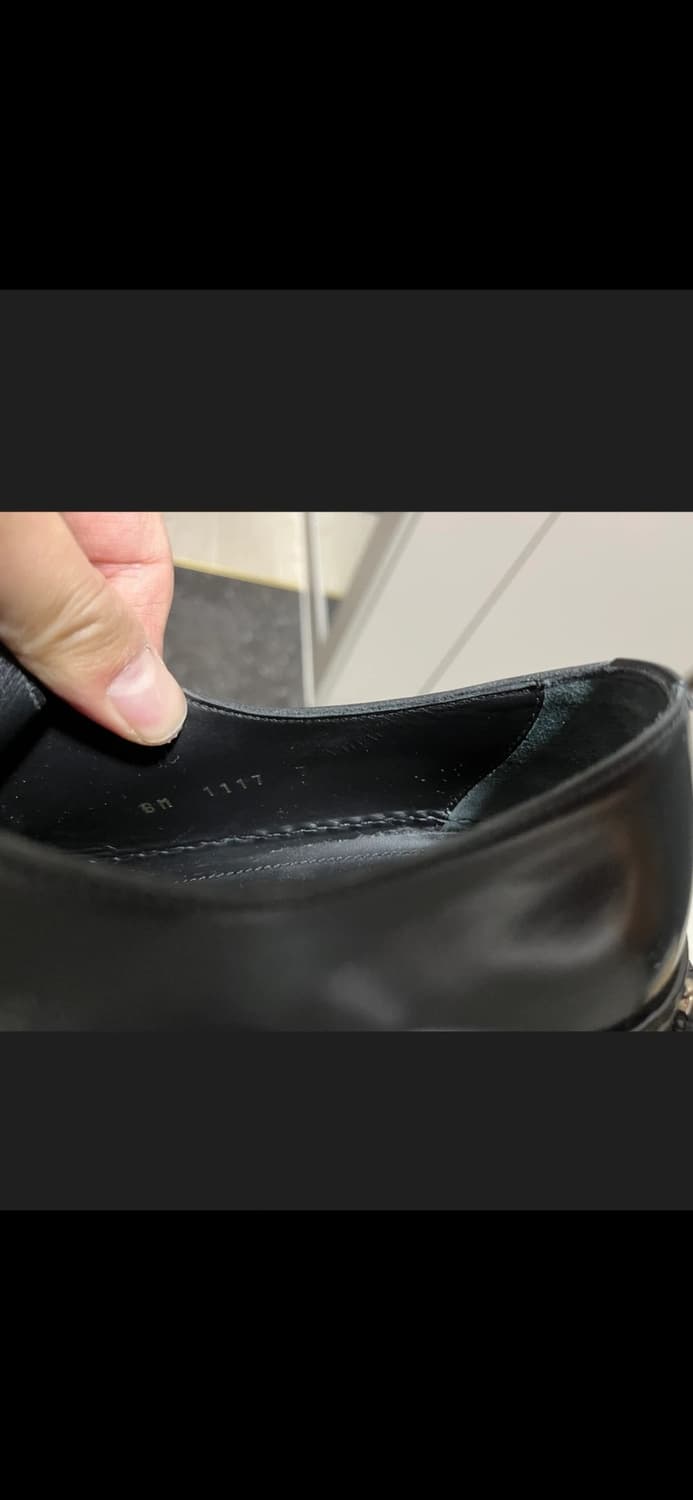 루이비통 스터드 더비슈즈 8사이즈 상품이미지4