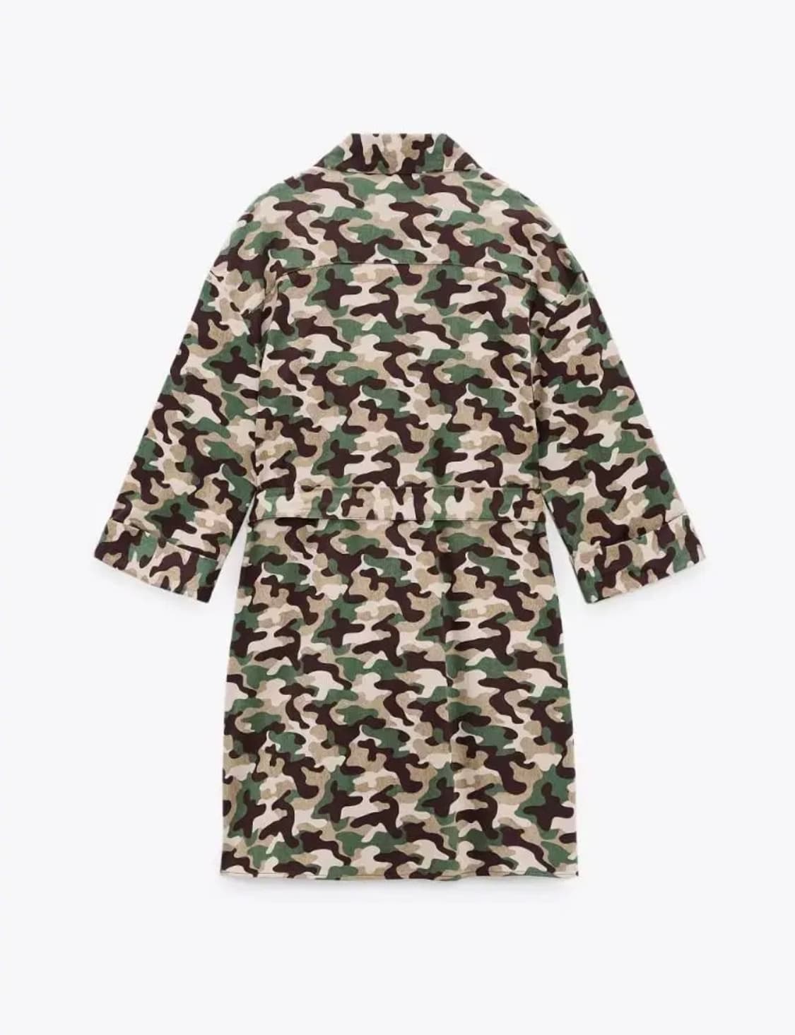 (L)자라 카모 밀리터리 원피스 상품이미지6