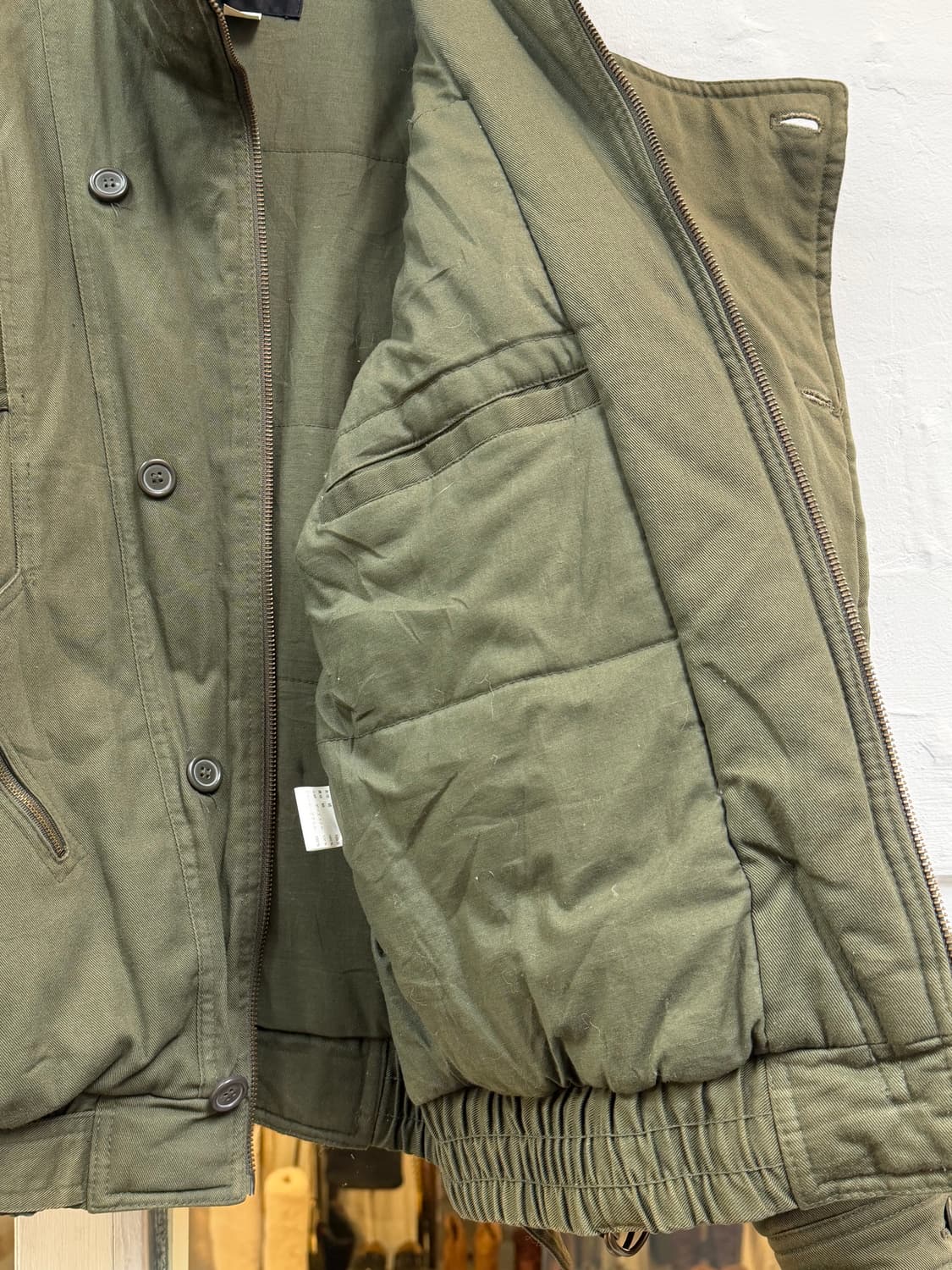 Astray 빈티지 모터사이클 봄버 자켓 L 상품이미지5