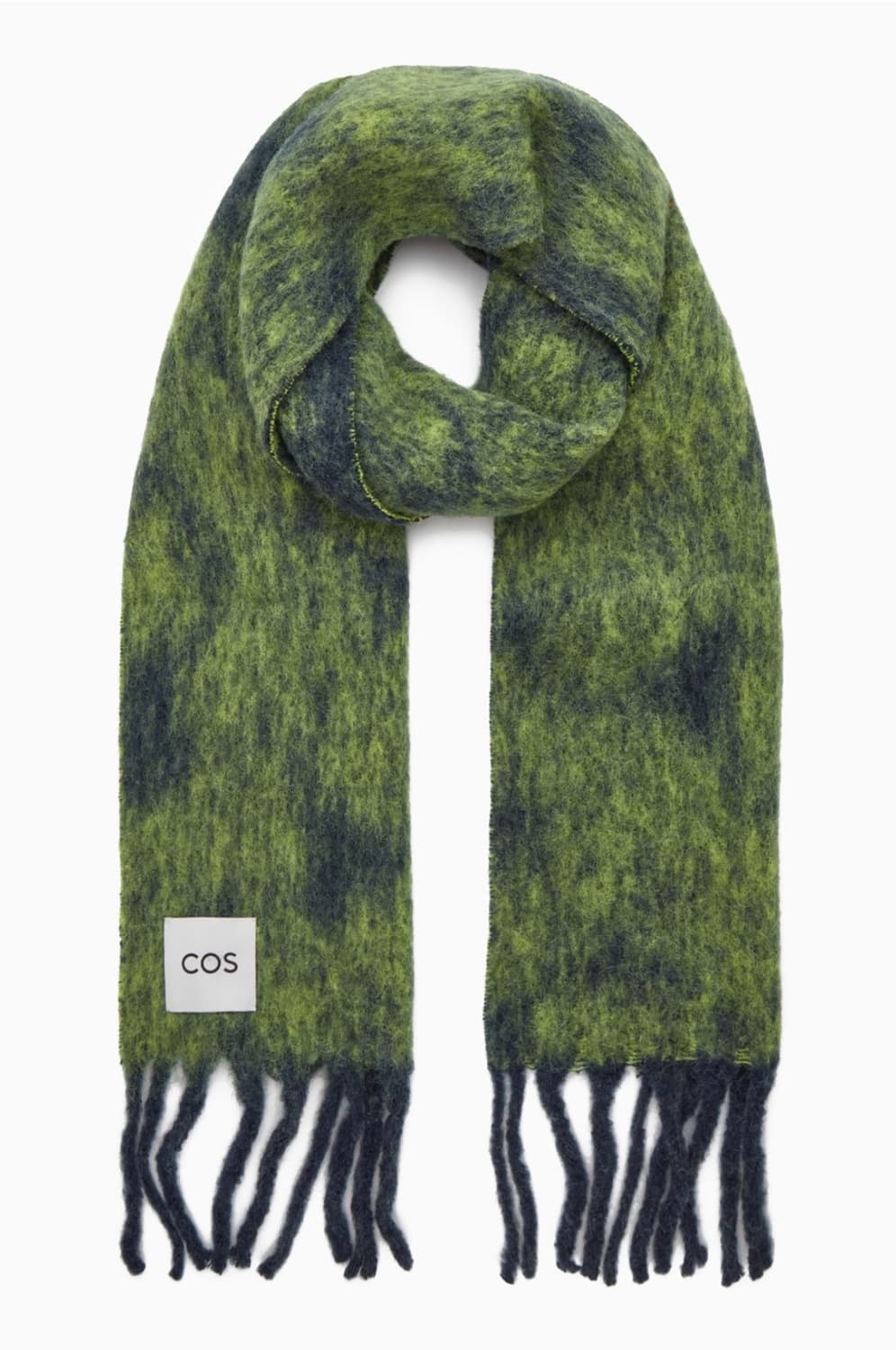 COS 알파카 블렌드 스카프 그린 상품이미지1