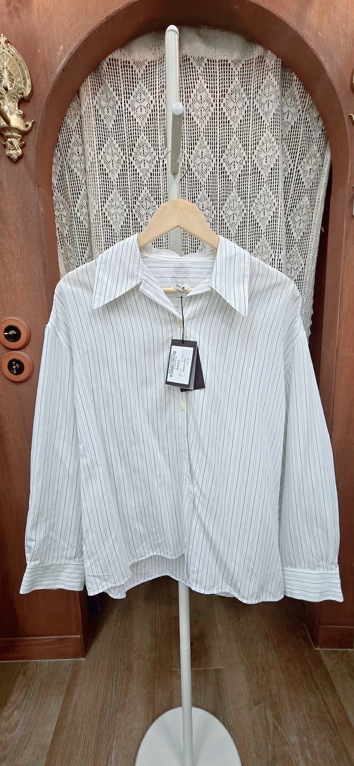 66 SYSTEM 시스템 스트라이프 셔츠 블라우스 🤍 택달림 / 정가4 상품이미지1