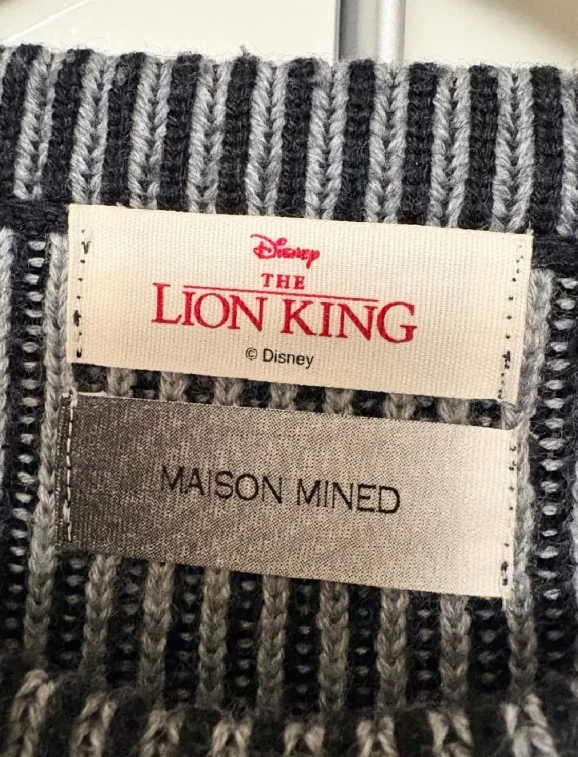 메종미네드 모노크롬 라이온킹 니트, L 상품이미지8