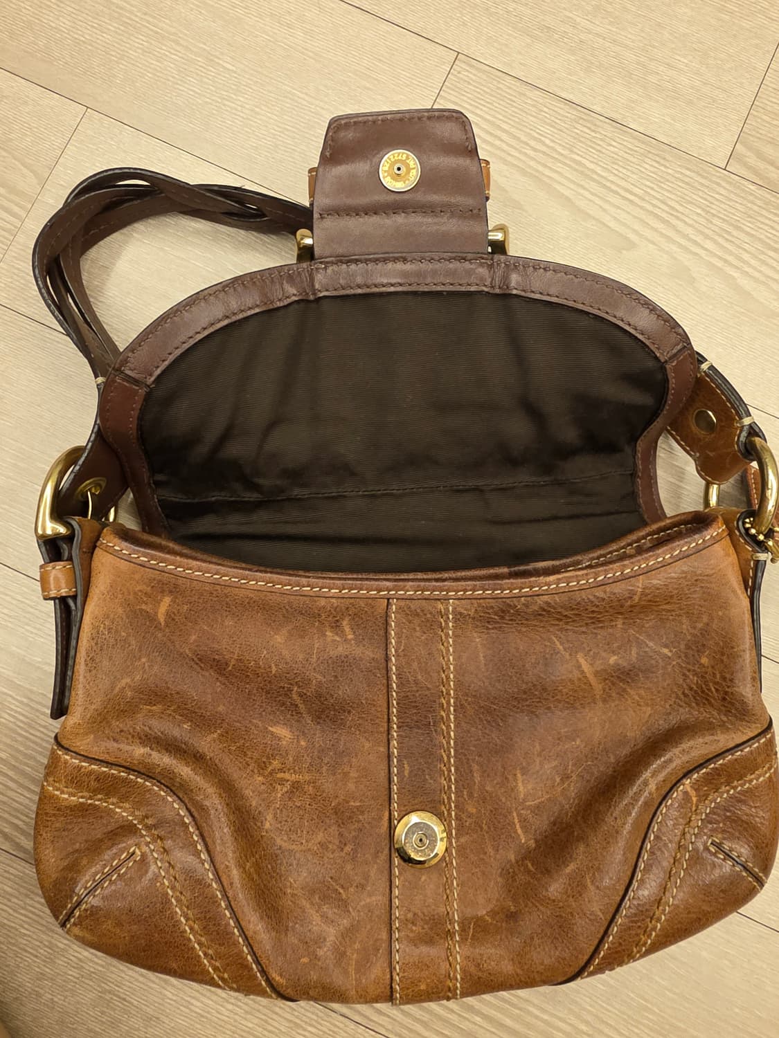 코치 가죽 가방 (빈티지, 올드) 상품이미지4