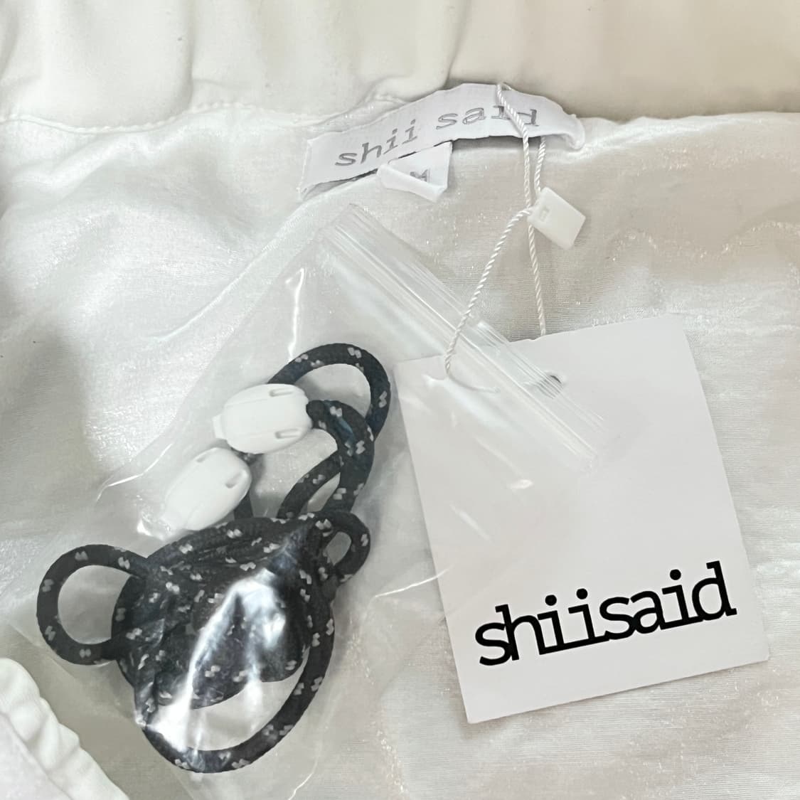 [shiisaid] 투피스 스커트 화이트 상품이미지5