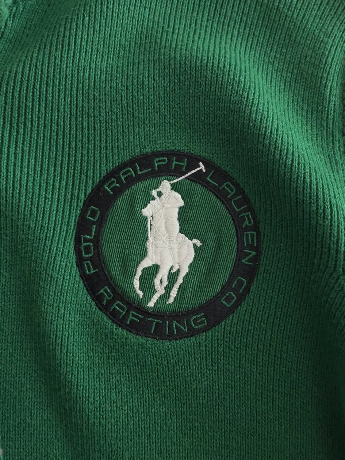 폴로 랄프로렌 그린 투웨이 니트 집업 XS 상품이미지5