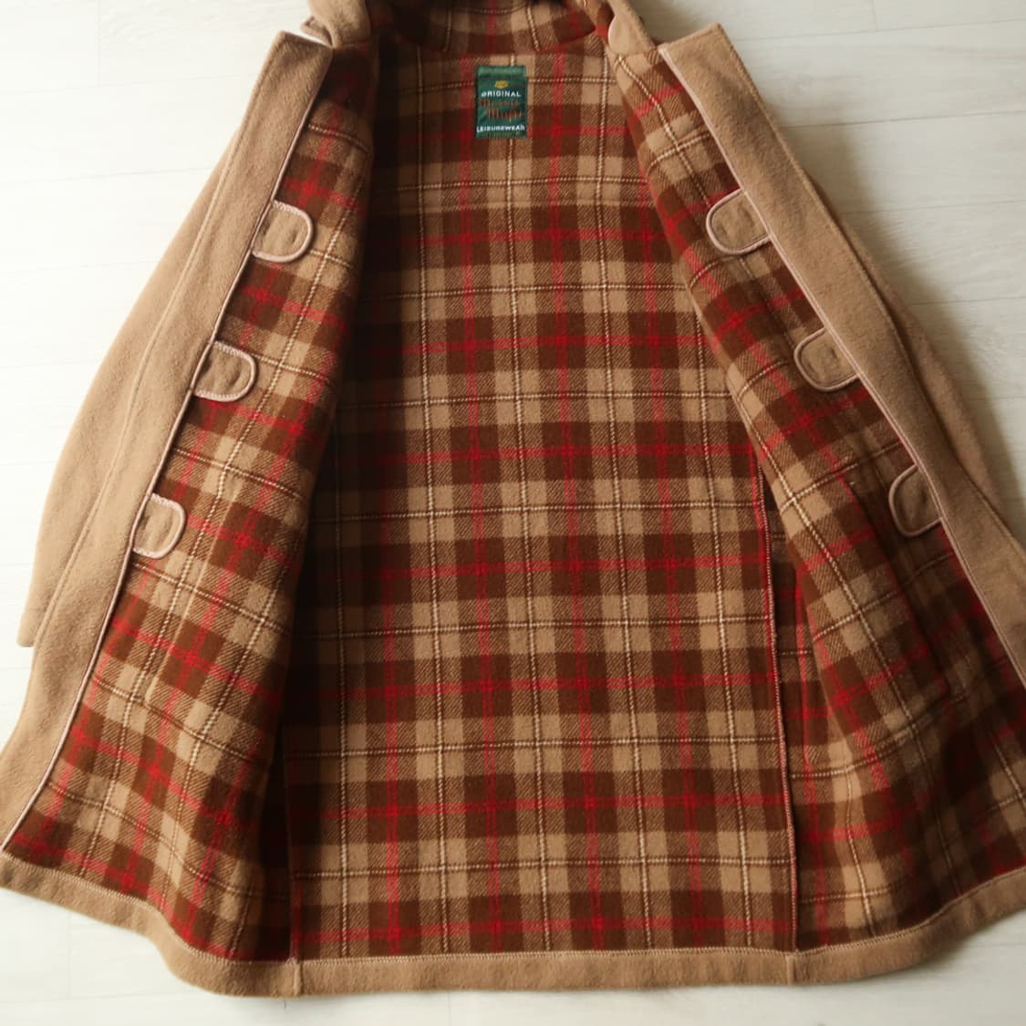 [Made in England] 빈티지 오리지날 울 더플 코트 상품이미지6