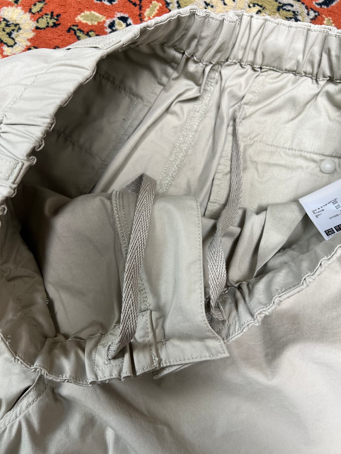 [L] UNIQLO 유니클로 베이지 파라슈트 팬츠 상품이미지3