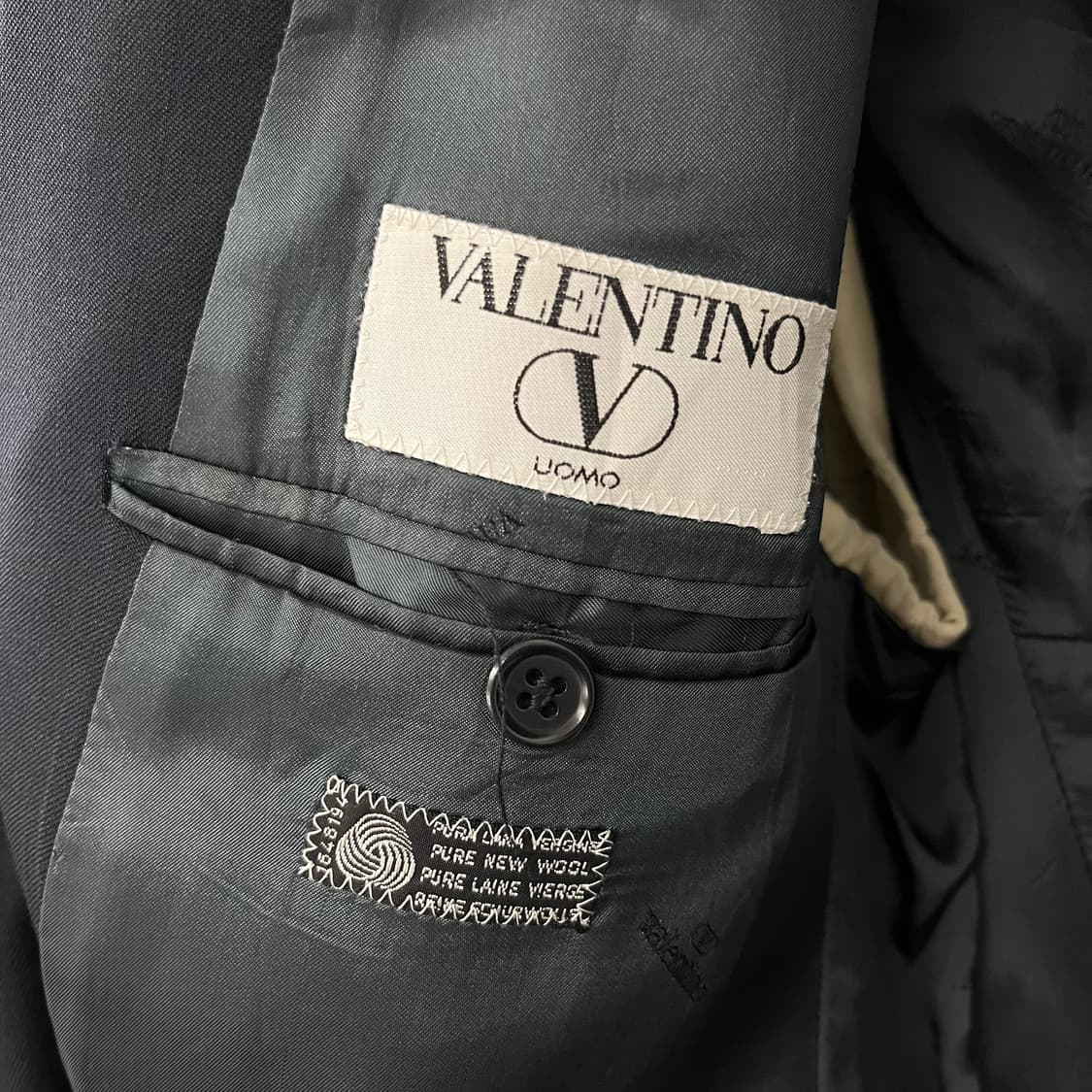 발렌티노 블랙 남성 블레이저 L 상품이미지7