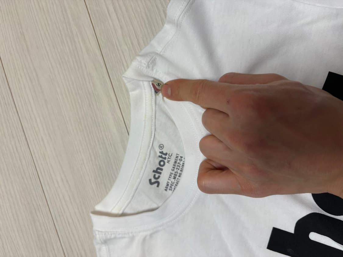 schott nyc 쇼트 로고 티셔츠 S사이즈 상품이미지2