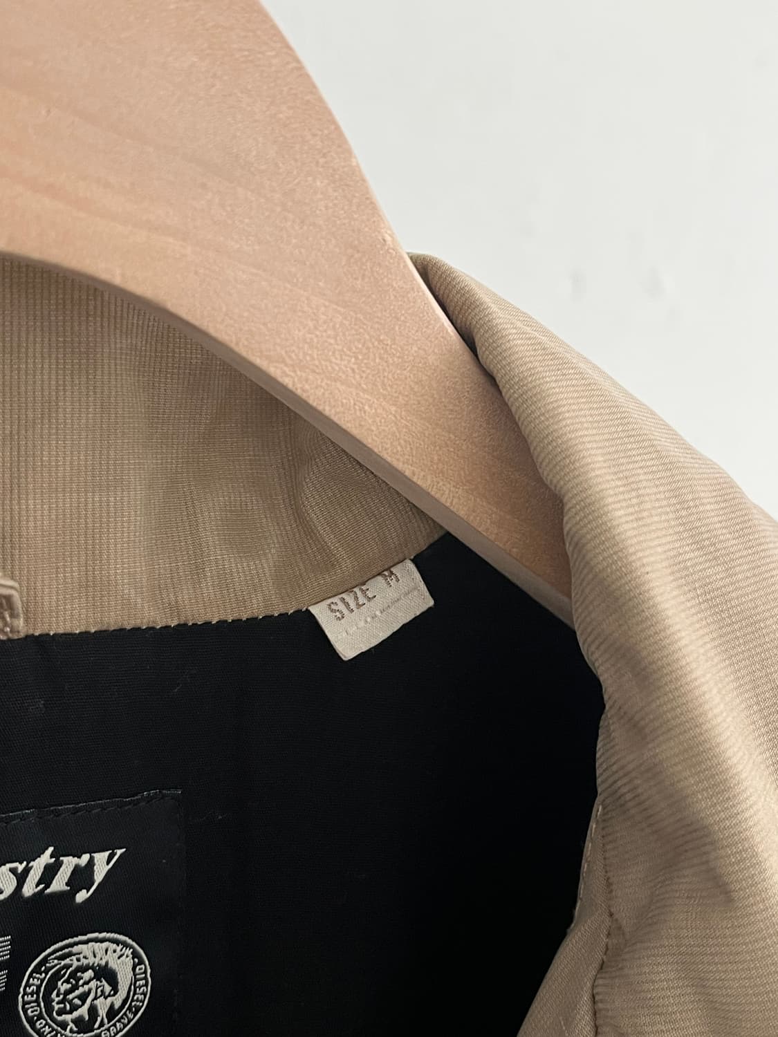 Diesel 디젤 베이지 브라운 인더스트리 골덴 자켓  상품이미지5