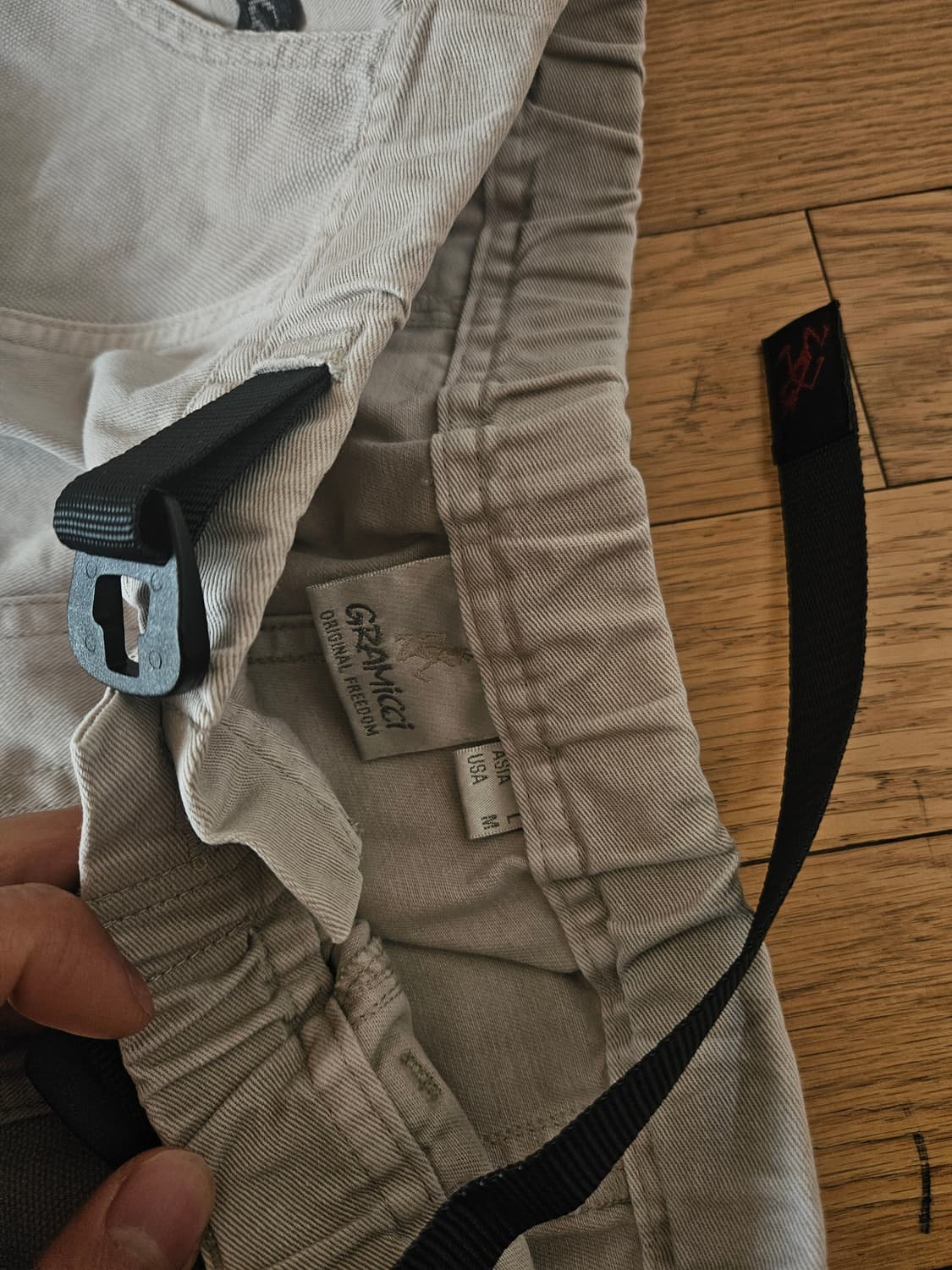 그라미치 가젯팬츠 일본 발매 시멘트 그레이 클라이밍 아메카지 루즈테이퍼드 상품이미지5