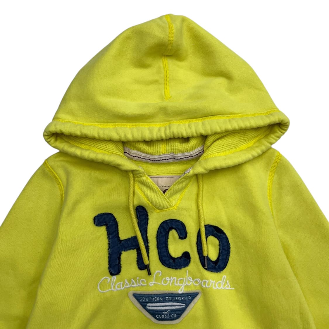 홀리스터 센터로고 레몬 후드 M 상품이미지4