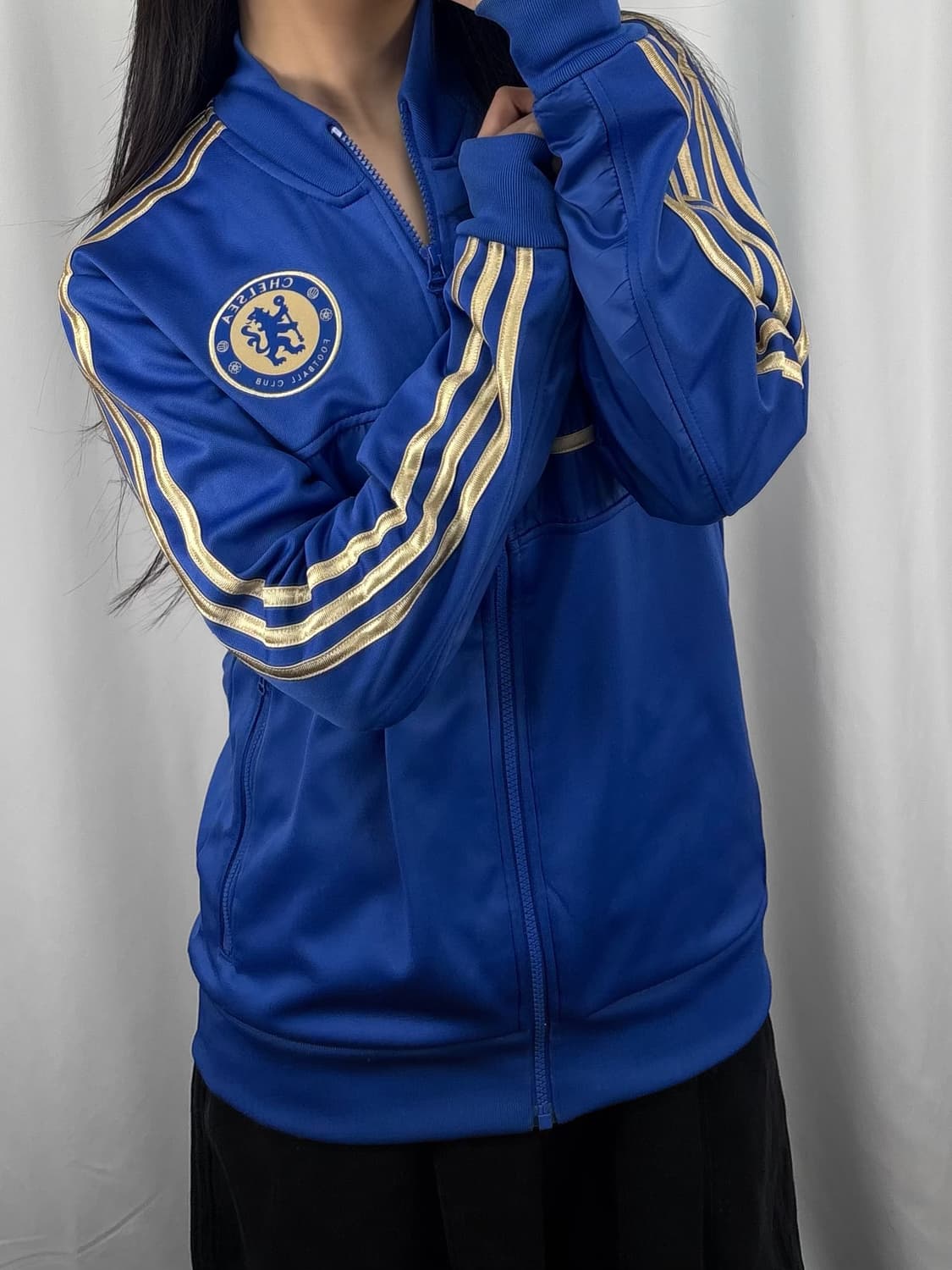 아디다스 블루 첼시 트랙탑 져지 상품이미지1