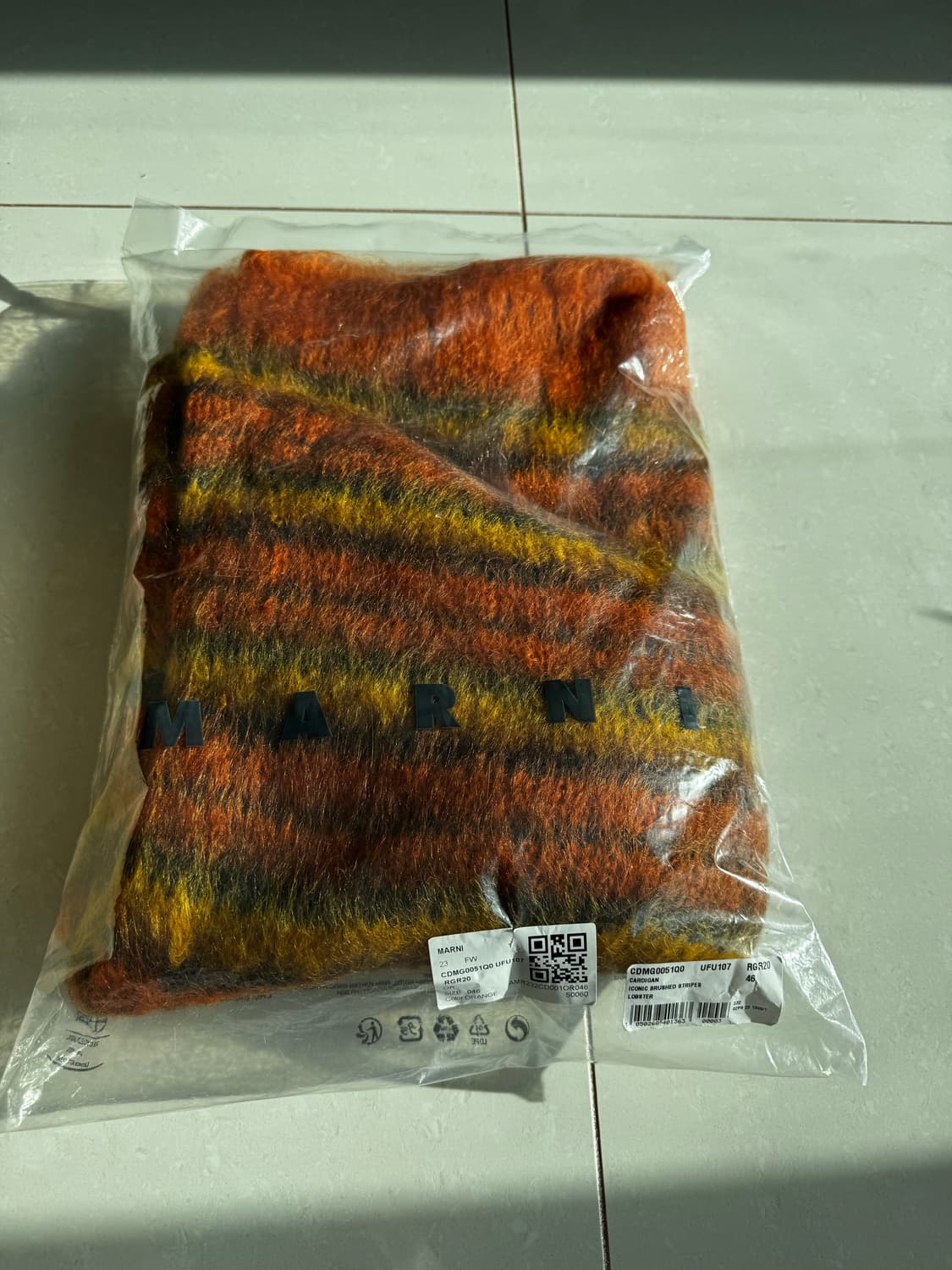 마르니 스트라이프 모헤어 가디건 48사이즈 상품이미지6