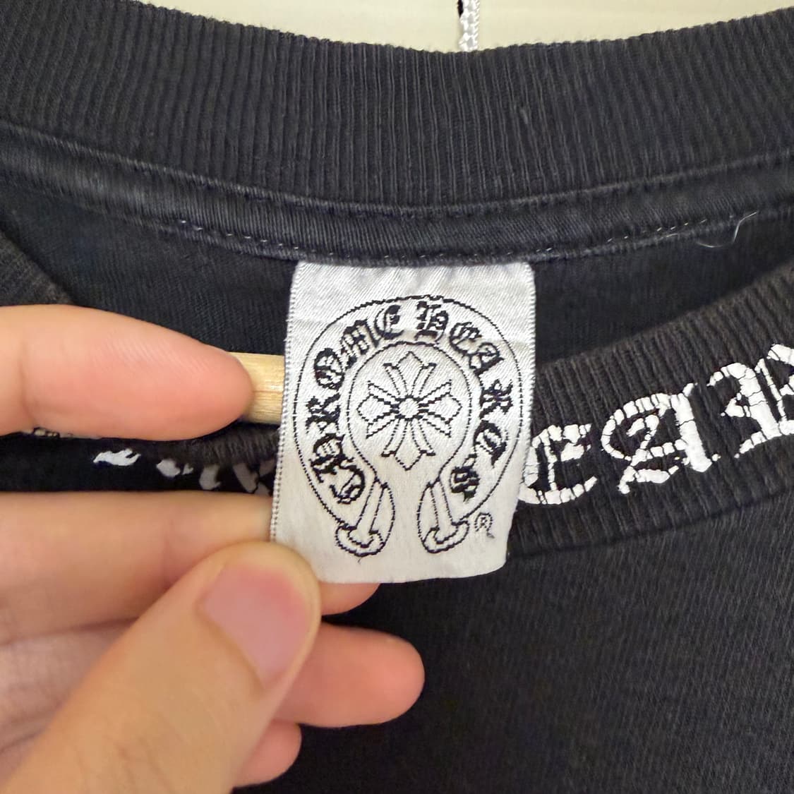 레어) 올드 크롬하츠 플로랄 라지 크로스 말리부 반팔 티셔츠 XL 상품이미지7