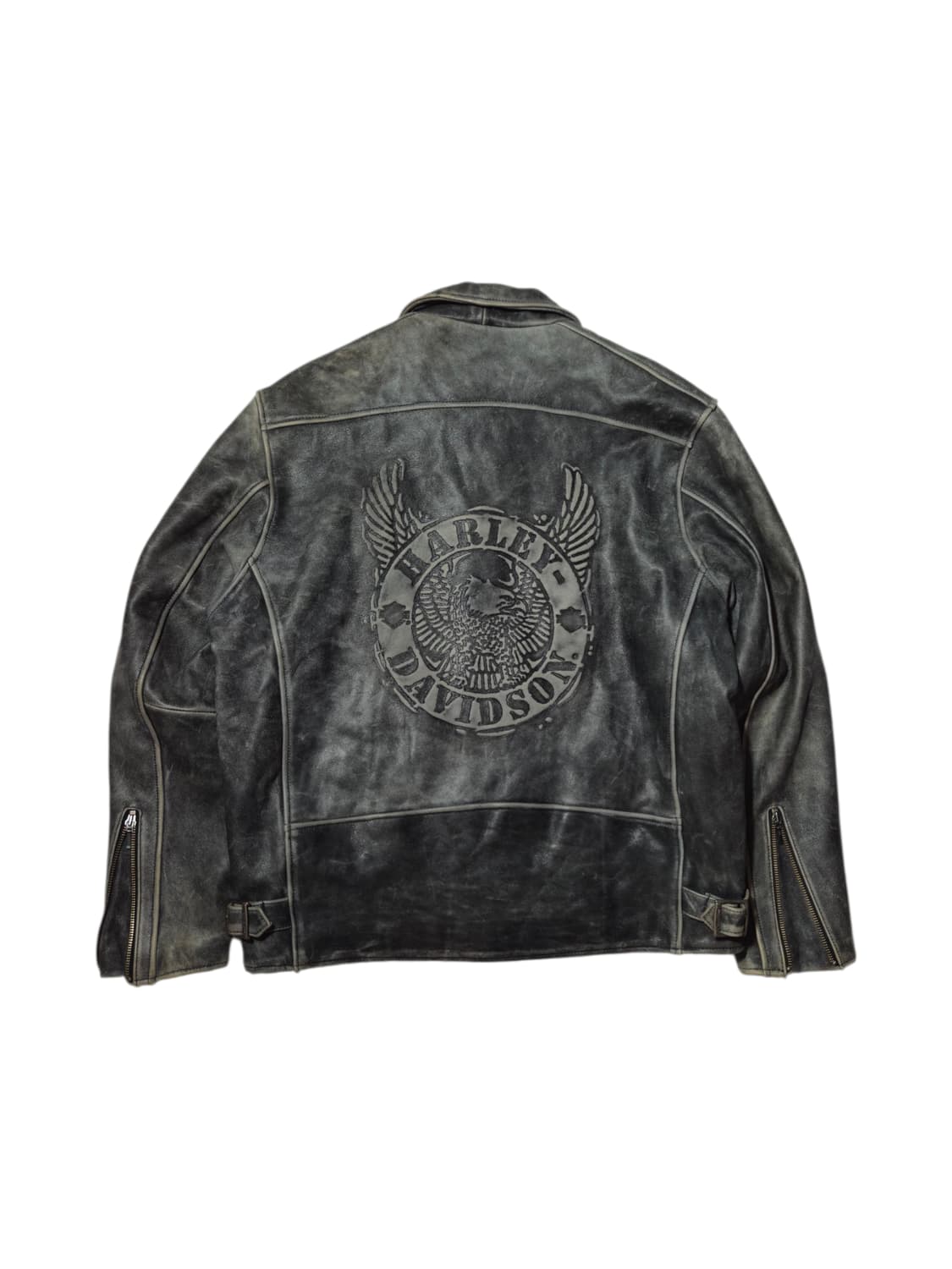 할리데이비슨 싱글 라이더 가죽자켓 빈티지 L 105 상품이미지4
