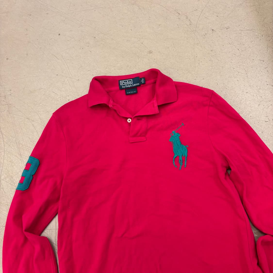 폴로 랄프로렌 빅포니 핑크 카라티 상품이미지2