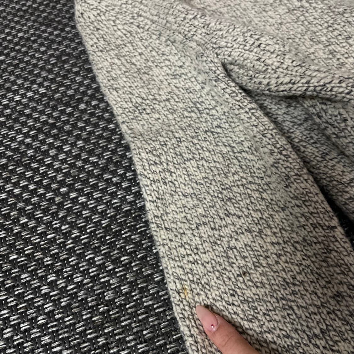 시스템 멜란지 히든버튼 긴팔 가디건 90  상품이미지6