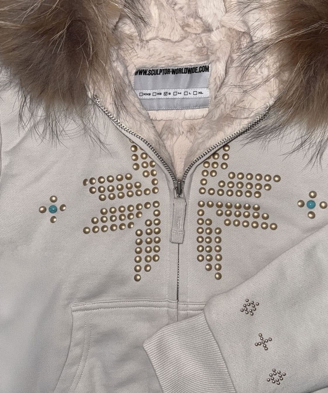 스컬프터 Fur Trimming Hooded Zip-Up 상품이미지4