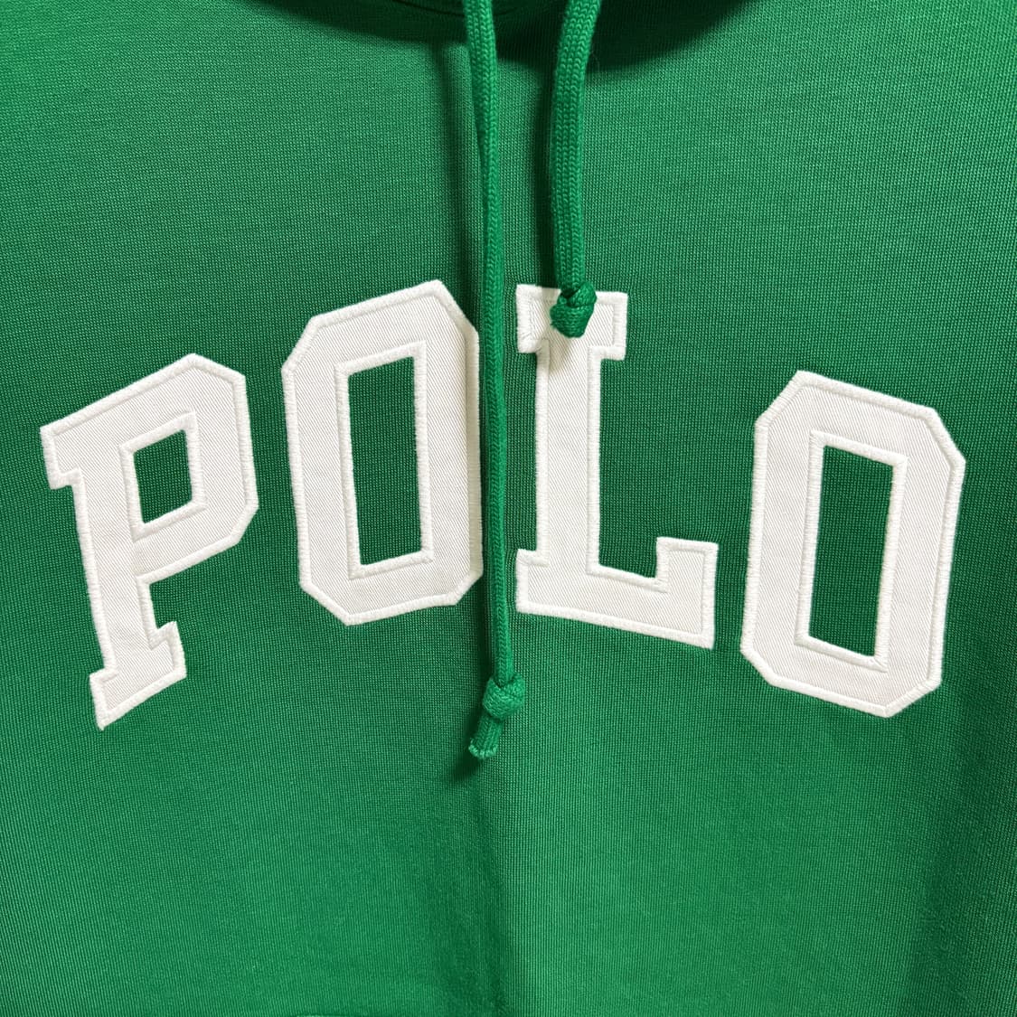 폴로 랄프로렌 아플리케 자수 성조기 로고 후드티 / 그린, S 상품이미지5